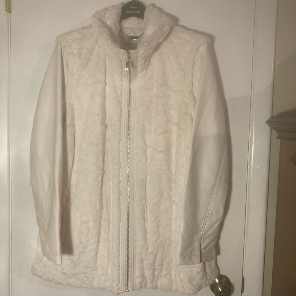 Dennis Basso Faux Fur Jacket